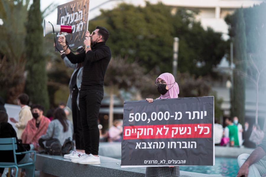 صور و فيديو : حدث استثنائي احرج برودة تل ابيب! 